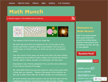 Tablet Screenshot of mathmunch.org
